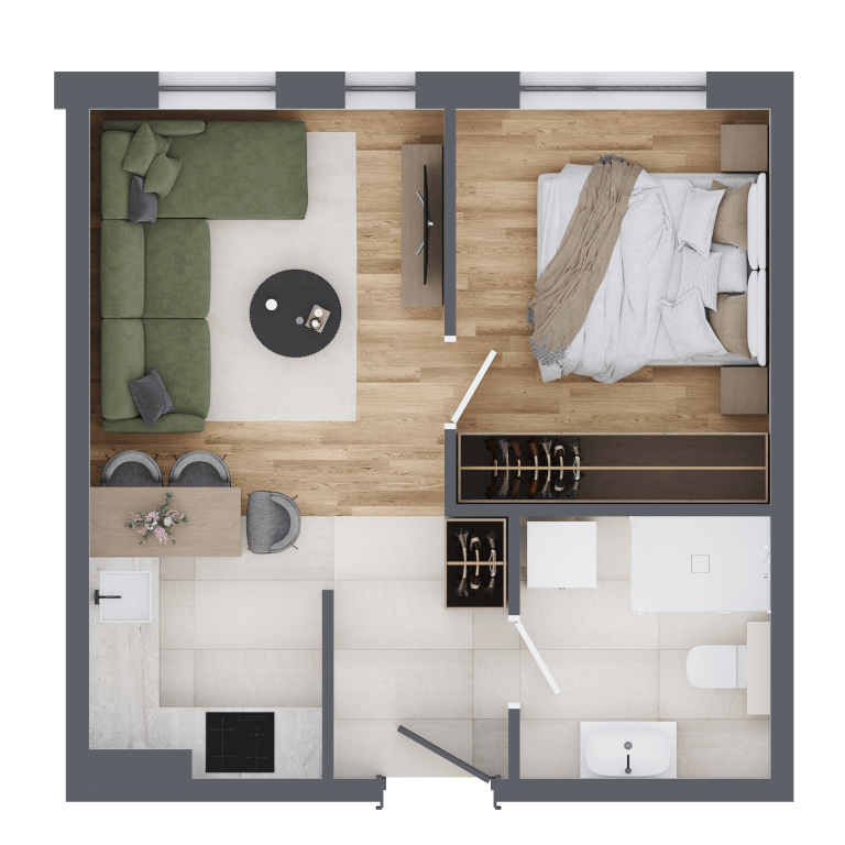 2D KOLORISTIČNI PRIKAZ STANOVA